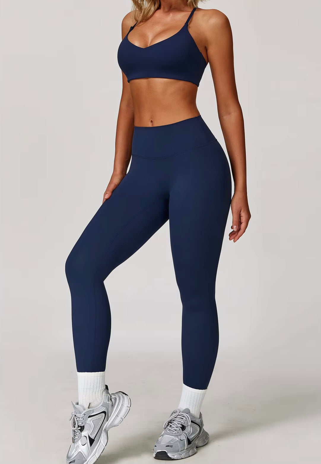 Ensemble de gymnastique 3 pièces pour femmes, veste de soutien-gorge de Yoga, taille haute, Leggings froissés, short, combinaison de sport, vêtements de Fitness