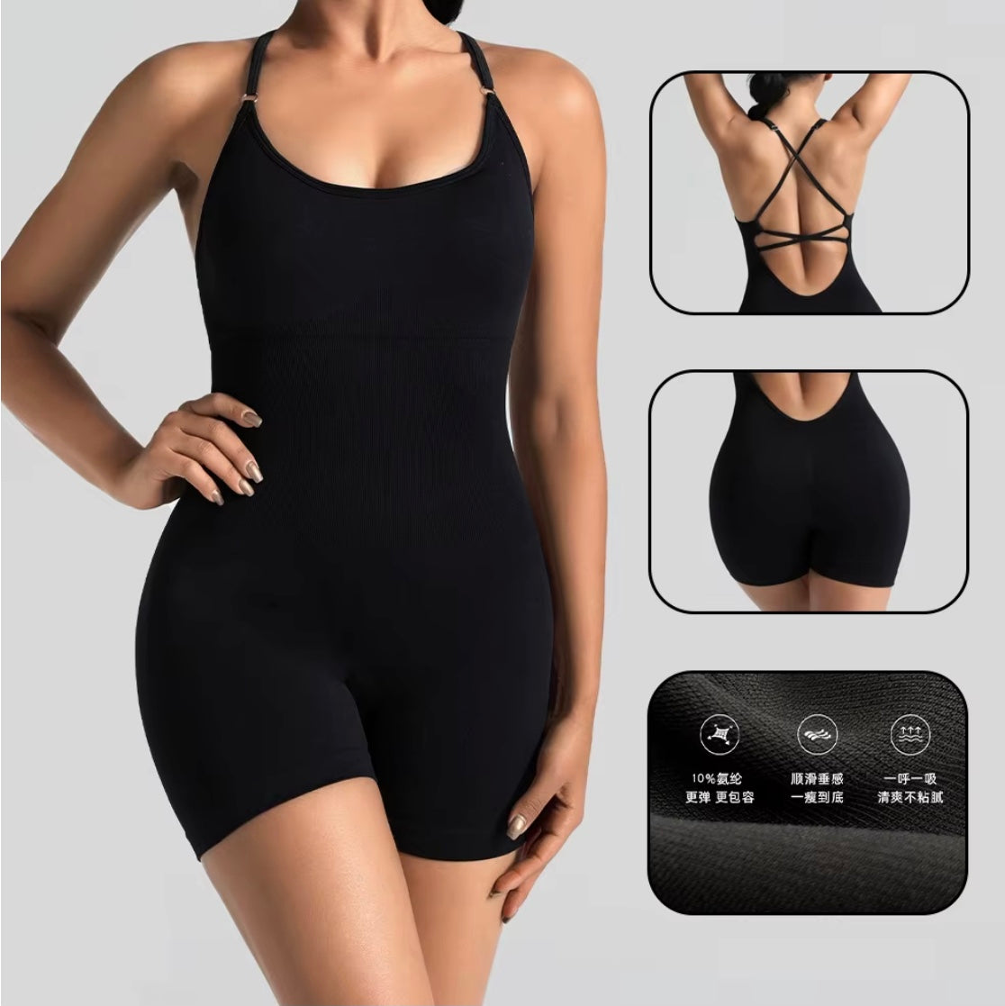 Ensembles de Yoga, combinaisons de gymnastique pour femmes, salopette de sport, vêtements actifs, vêtements de Fitness, d'entraînement pour femmes, tenues courtes