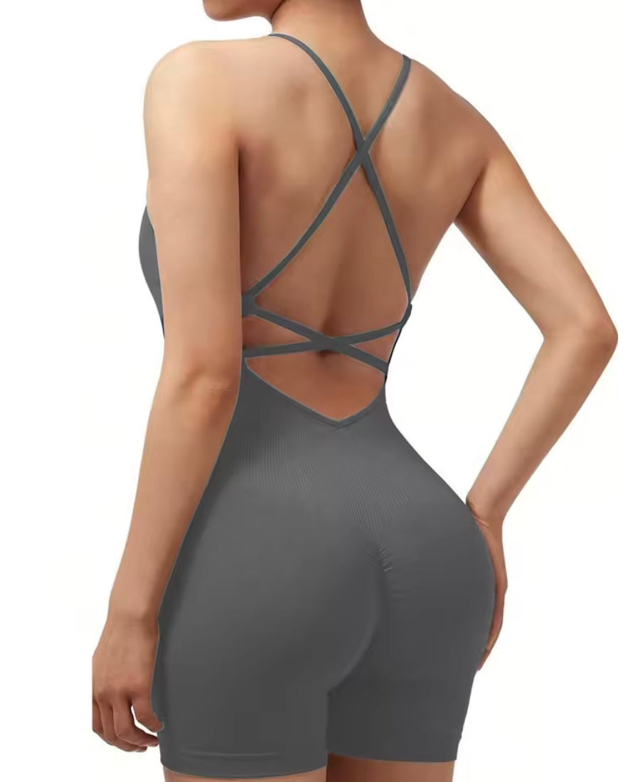 Ensembles de Yoga, combinaisons de gymnastique pour femmes, salopette de sport, vêtements actifs, vêtements de Fitness, d'entraînement pour femmes, tenues courtes