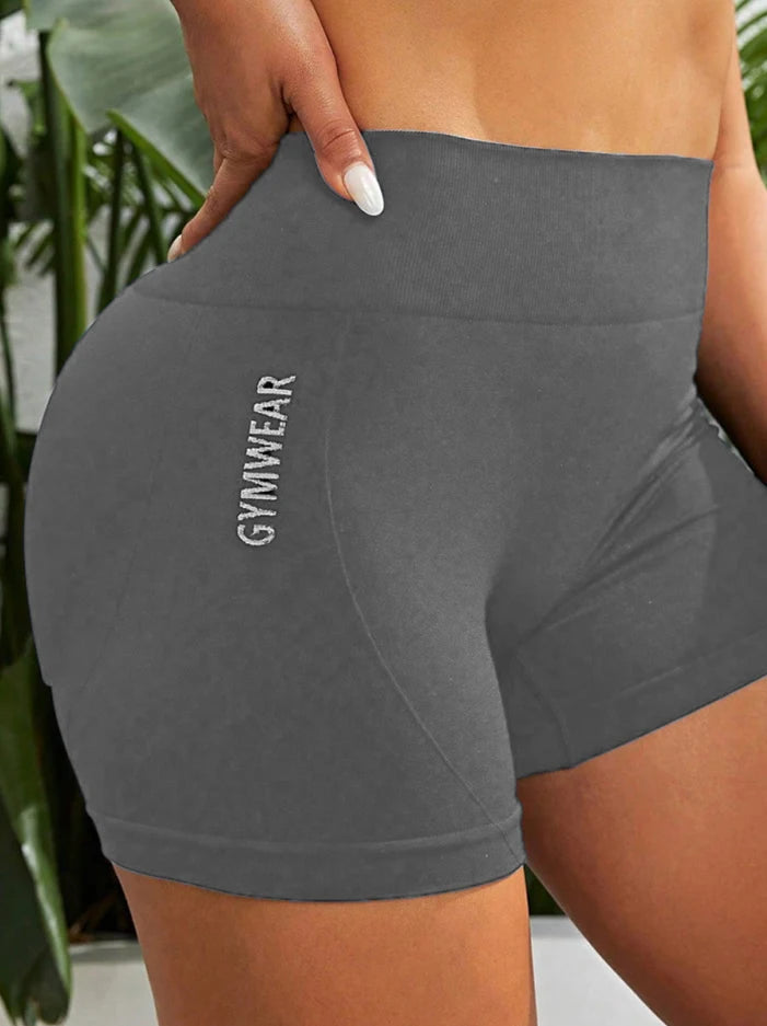 Short d'entraînement taille haute pour femme, pantalon court de Yoga