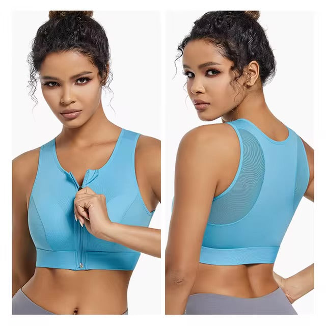 Soutien-gorge de sport grande taille pour femme, haute résistance, absorbant les chocs, haut de