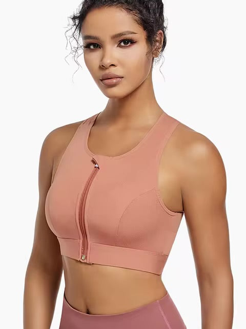 Soutien-gorge de sport grande taille pour femme, haute résistance, absorbant les chocs, haut de
