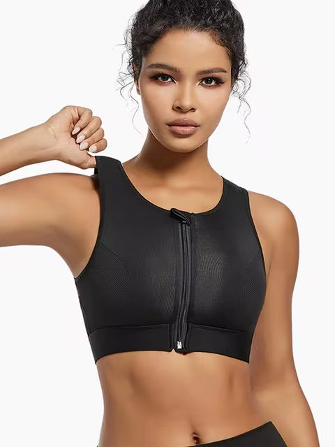 Soutien-gorge de sport grande taille pour femme, haute résistance, absorbant les chocs, haut de