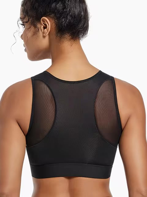 Soutien-gorge de sport grande taille pour femme, haute résistance, absorbant les chocs, haut de