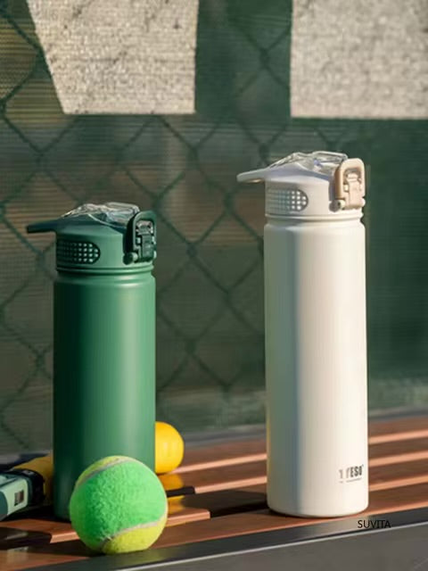 TYESO 600ML/750ML Bouteille d’Eau Thermos
