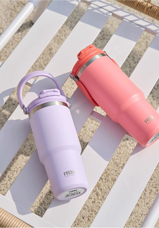 Tyeso Thermos de grande capacité avec poignée