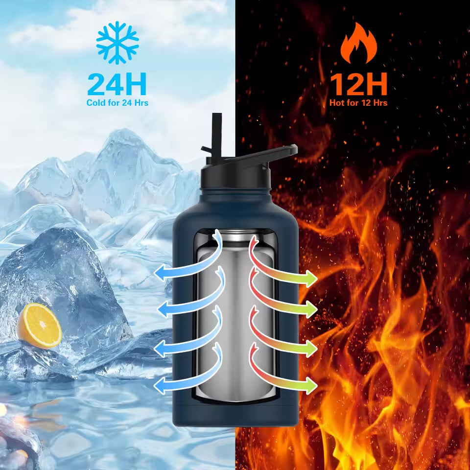Tasse thermique 900ML en acier inoxydable avec poignée