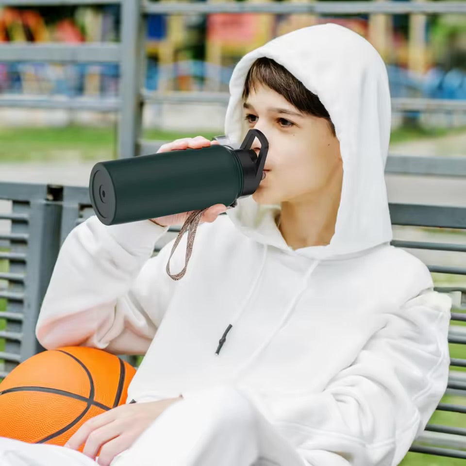 Tasse thermique 900ML en acier inoxydable avec poignée
