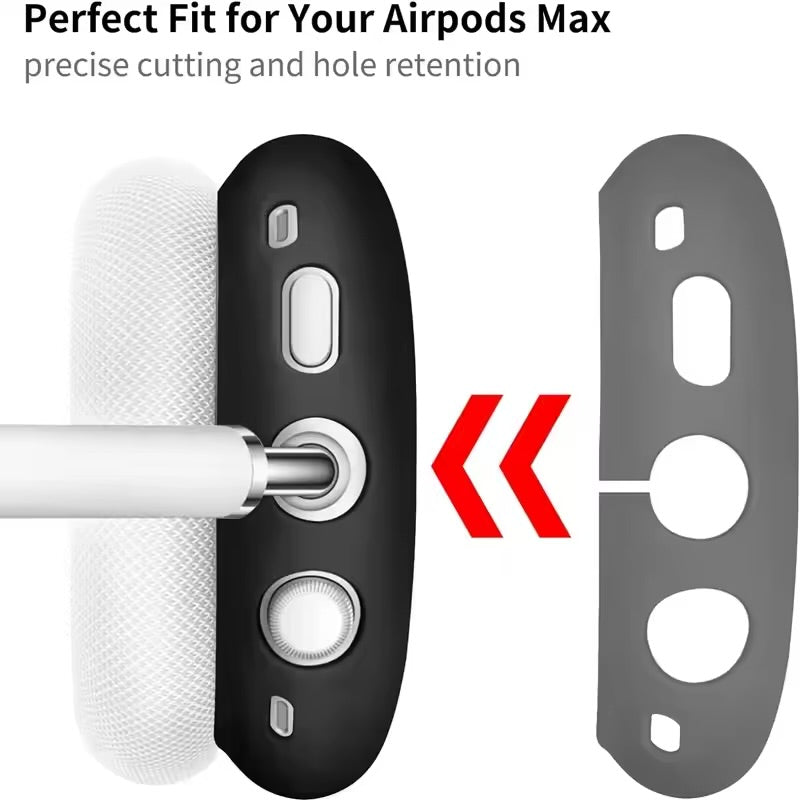 Coque en silicone souple 3 en 1 pour AirPods Max