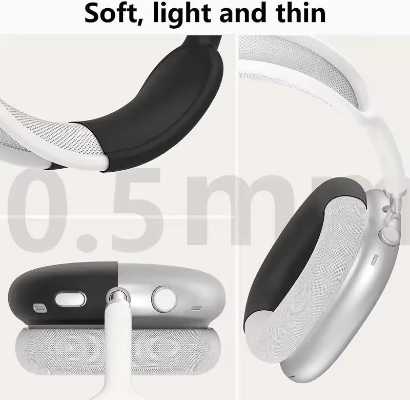 Coque en silicone souple 3 en 1 pour AirPods Max