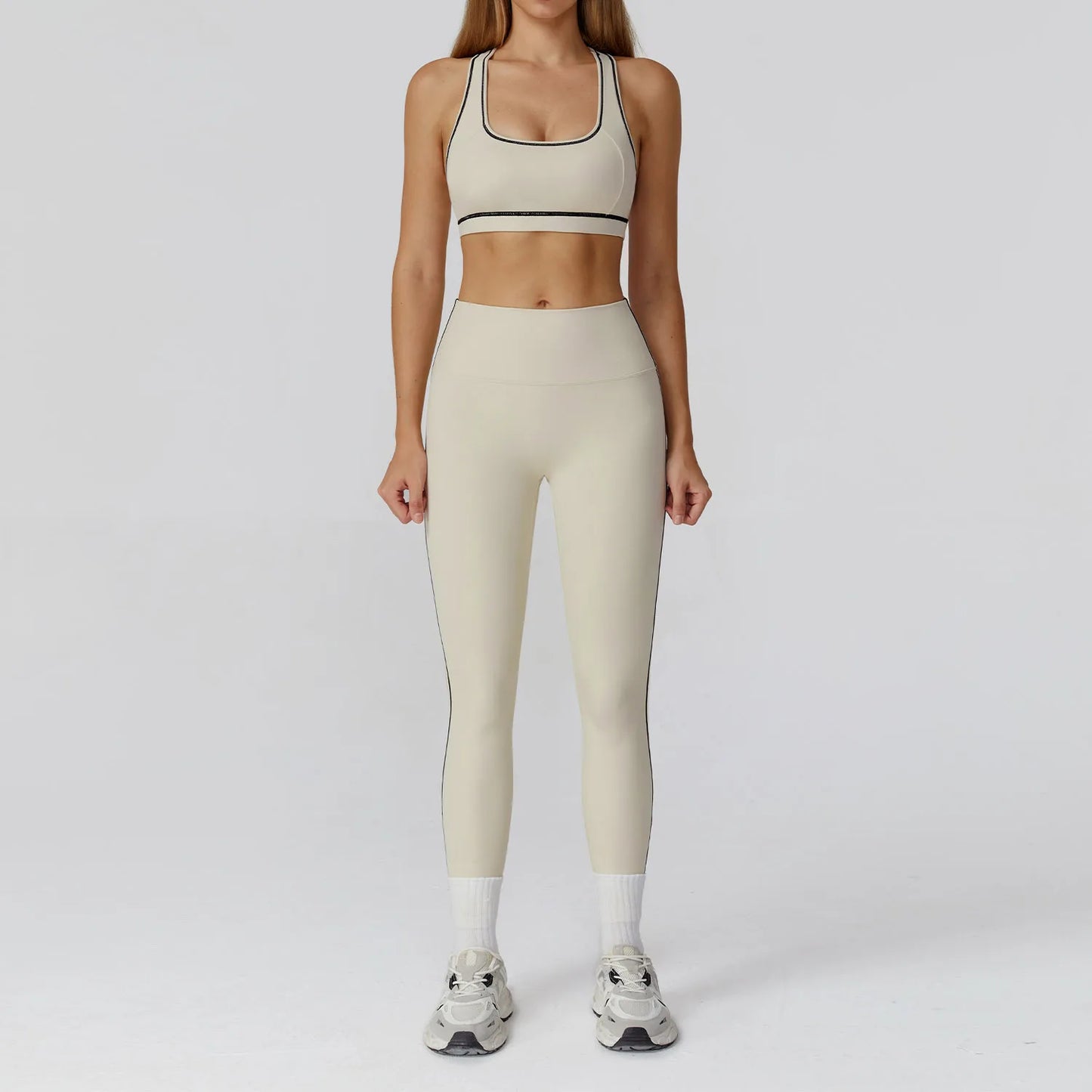 Ensemble de Yoga sans couture 2/3 pièces, vêtements de sport, combinaisons de Yoga pour femmes, ensemble de Fitness, survêtements, veste de sport à manches longues, Leggings de gymnastique
