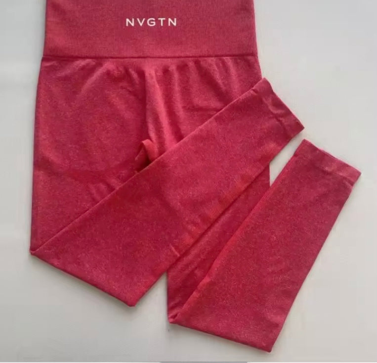 NVGTN Leggings sans couture pour femmes, pantalon de yoga taille haute