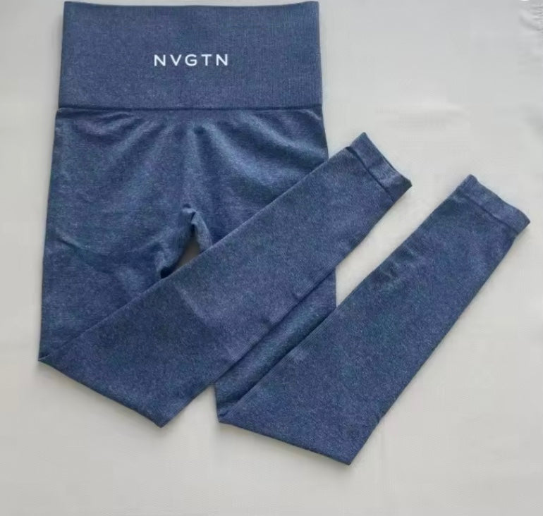 NVGTN Leggings sans couture pour femmes, pantalon de yoga taille haute