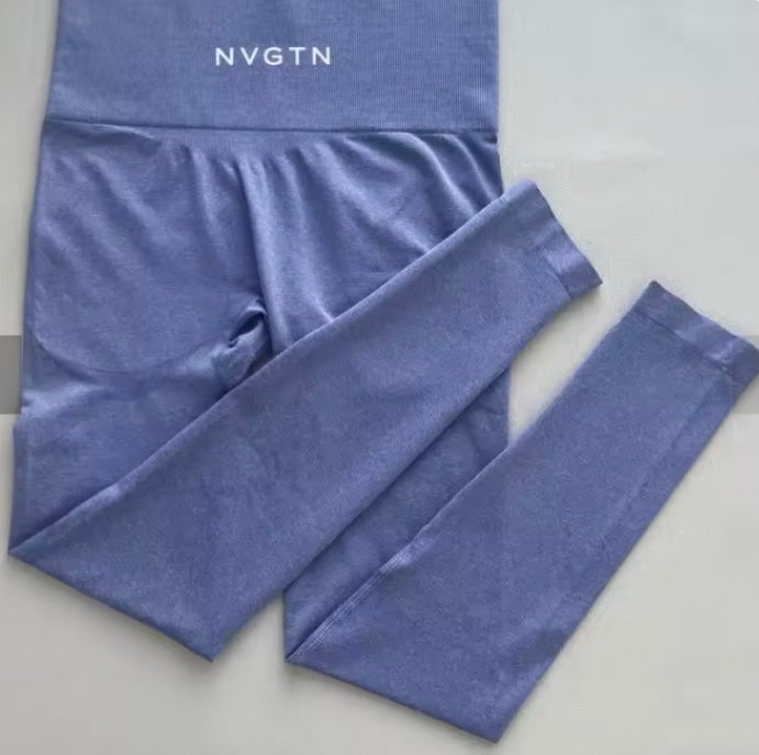 NVGTN Leggings sans couture pour femmes, pantalon de yoga taille haute
