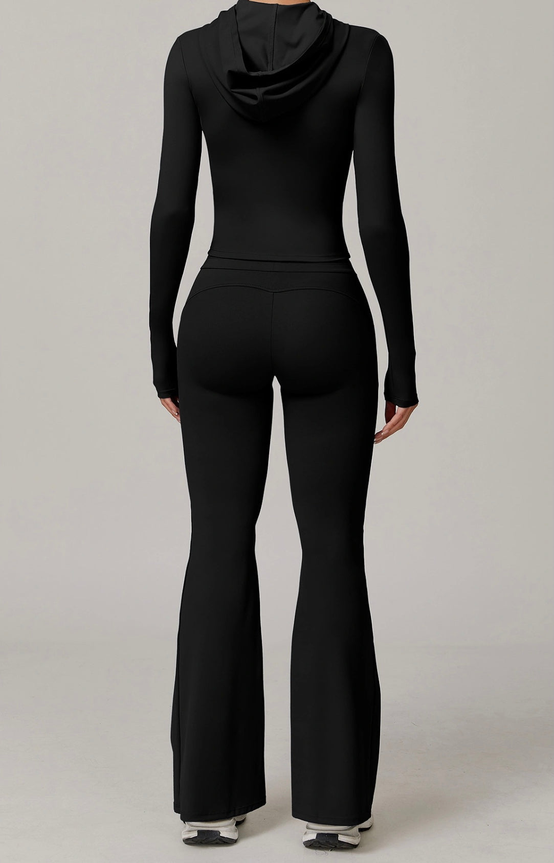 Costume de Yoga 2 pièces, vêtements de sport, ensemble de sport pour femmes, survêtement, Leggings de course, entraînement, manches longues, soutien-gorge Push Up, vêtements de Yoga