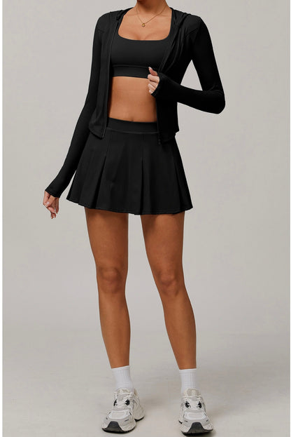 Costume de Yoga 2 pièces, vêtements de sport, ensemble de sport pour femmes, survêtement, Leggings de course, entraînement, manches longues, soutien-gorge Push Up, vêtements de Yoga
