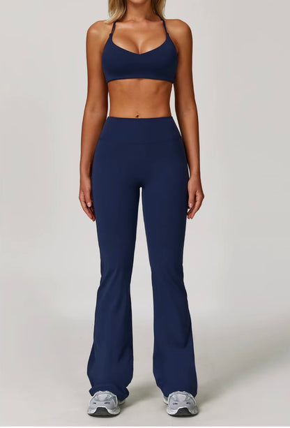 Ensemble de gymnastique 3 pièces pour femmes, veste de soutien-gorge de Yoga, taille haute, Leggings froissés, short, combinaison de sport, vêtements de Fitness