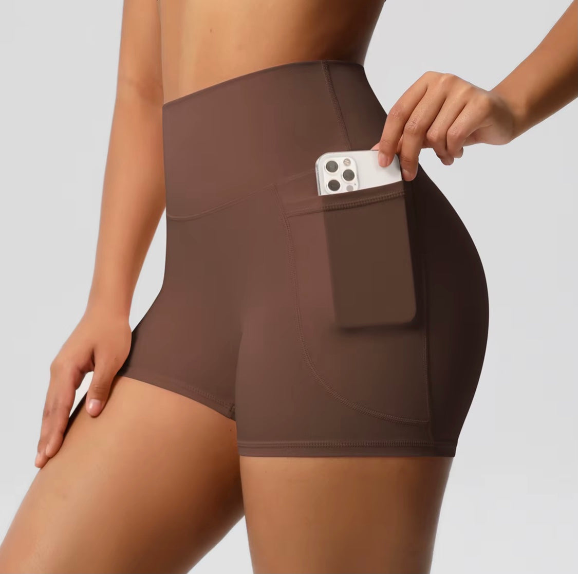 Short de sport pour femmes avec poche, Legging de Yoga, résistant aux squats, taille haute, Fitness, serré, séchage rapide, cyclisme, entraînement, gymnastique
