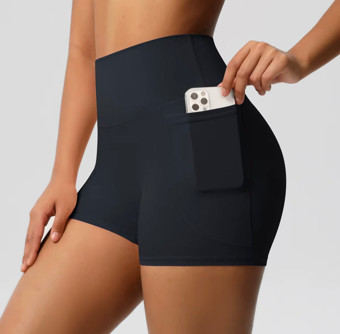 Short de sport pour femmes avec poche, Legging de Yoga, résistant aux squats, taille haute, Fitness, serré, séchage rapide, cyclisme, entraînement, gymnastique