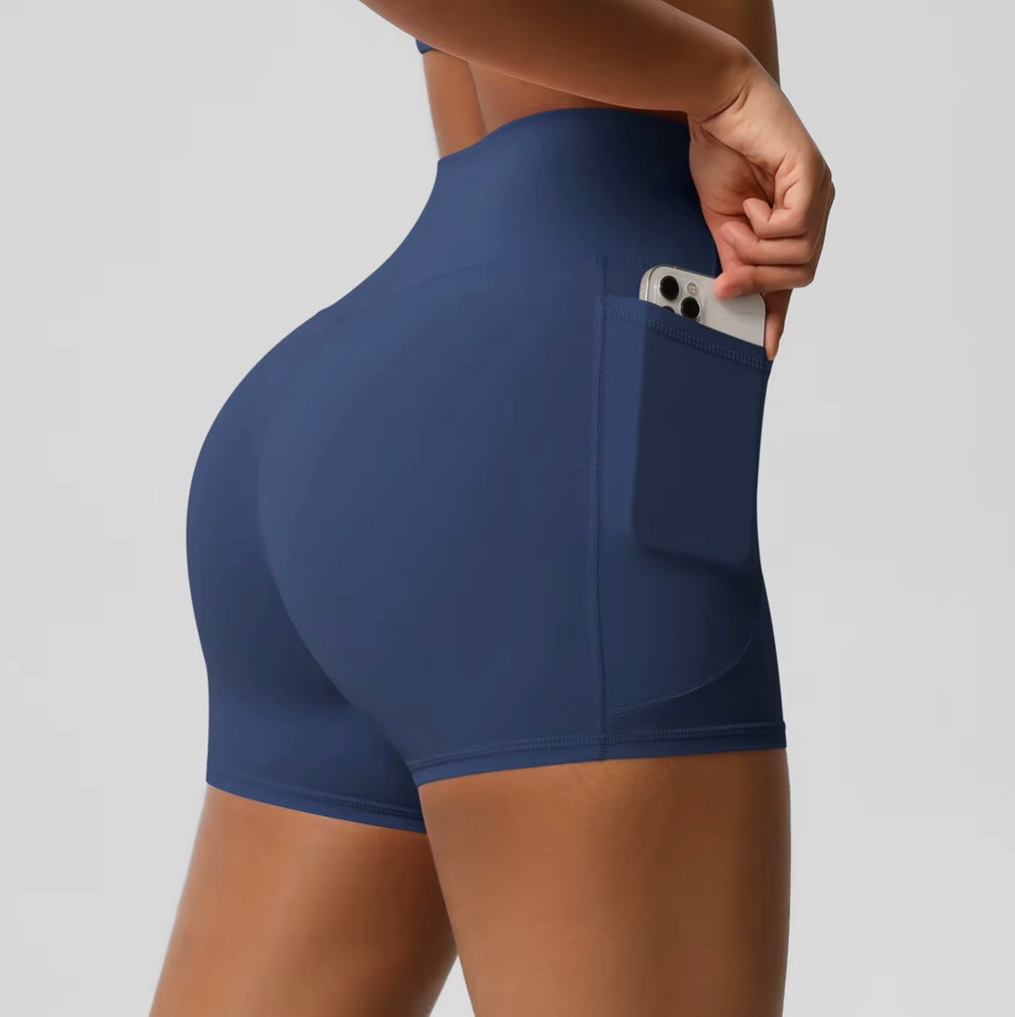 Short de sport pour femmes avec poche, Legging de Yoga, résistant aux squats, taille haute, Fitness, serré, séchage rapide, cyclisme, entraînement, gymnastique