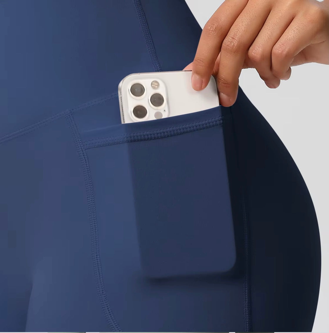 Short de sport pour femmes avec poche, Legging de Yoga, résistant aux squats, taille haute, Fitness, serré, séchage rapide, cyclisme, entraînement, gymnastique