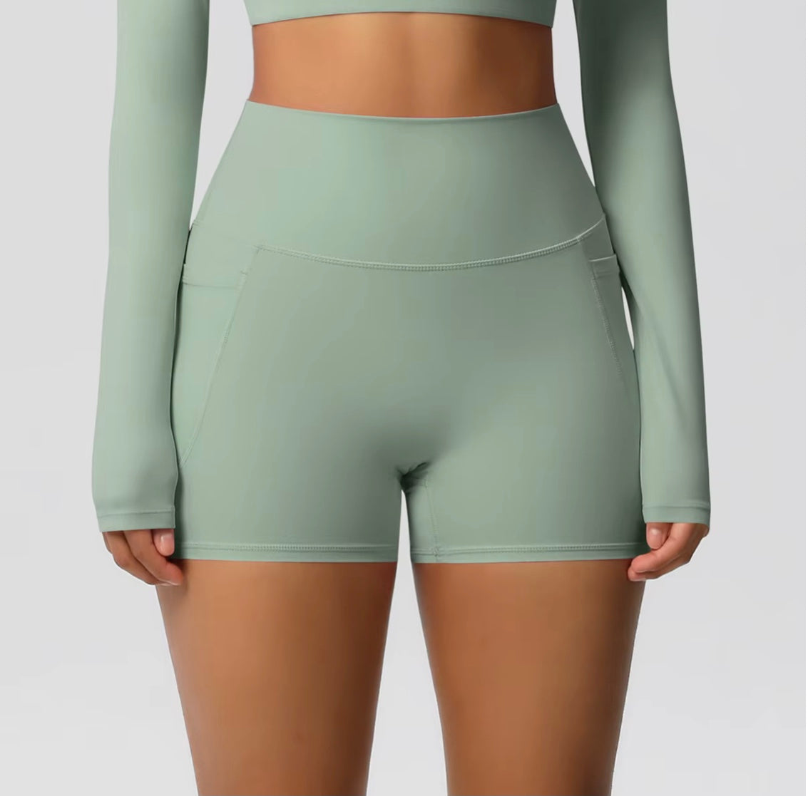 Short de sport pour femmes avec poche, Legging de Yoga, résistant aux squats, taille haute, Fitness, serré, séchage rapide, cyclisme, entraînement, gymnastique
