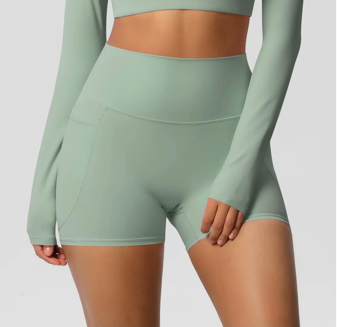 Short de sport pour femmes avec poche, Legging de Yoga, résistant aux squats, taille haute, Fitness, serré, séchage rapide, cyclisme, entraînement, gymnastique