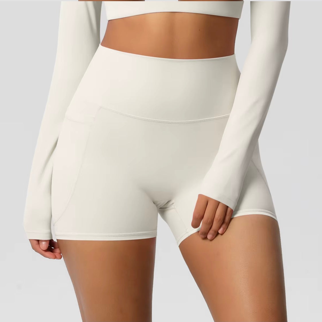 Short de sport pour femmes avec poche, Legging de Yoga, résistant aux squats, taille haute, Fitness, serré, séchage rapide, cyclisme, entraînement, gymnastique