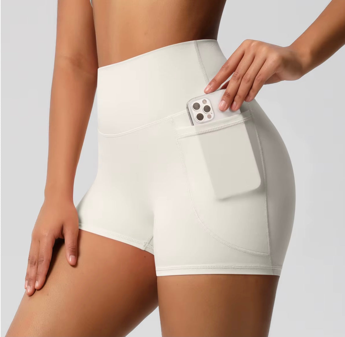 Short de sport pour femmes avec poche, Legging de Yoga, résistant aux squats, taille haute, Fitness, serré, séchage rapide, cyclisme, entraînement, gymnastique