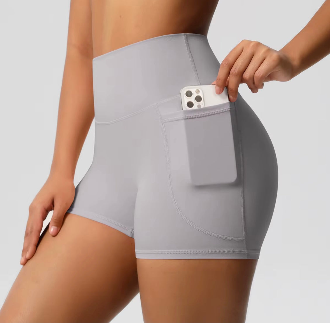 Short de sport pour femmes avec poche, Legging de Yoga, résistant aux squats, taille haute, Fitness, serré, séchage rapide, cyclisme, entraînement, gymnastique