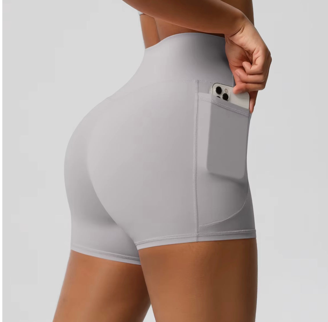 Short de sport pour femmes avec poche, Legging de Yoga, résistant aux squats, taille haute, Fitness, serré, séchage rapide, cyclisme, entraînement, gymnastique