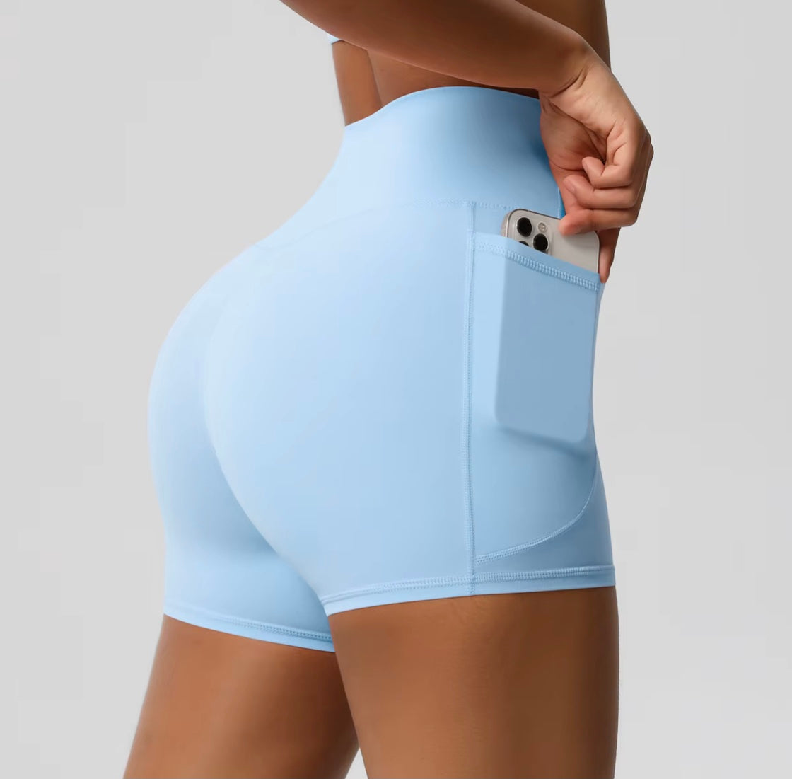 Short de sport pour femmes avec poche, Legging de Yoga, résistant aux squats, taille haute, Fitness, serré, séchage rapide, cyclisme, entraînement, gymnastique