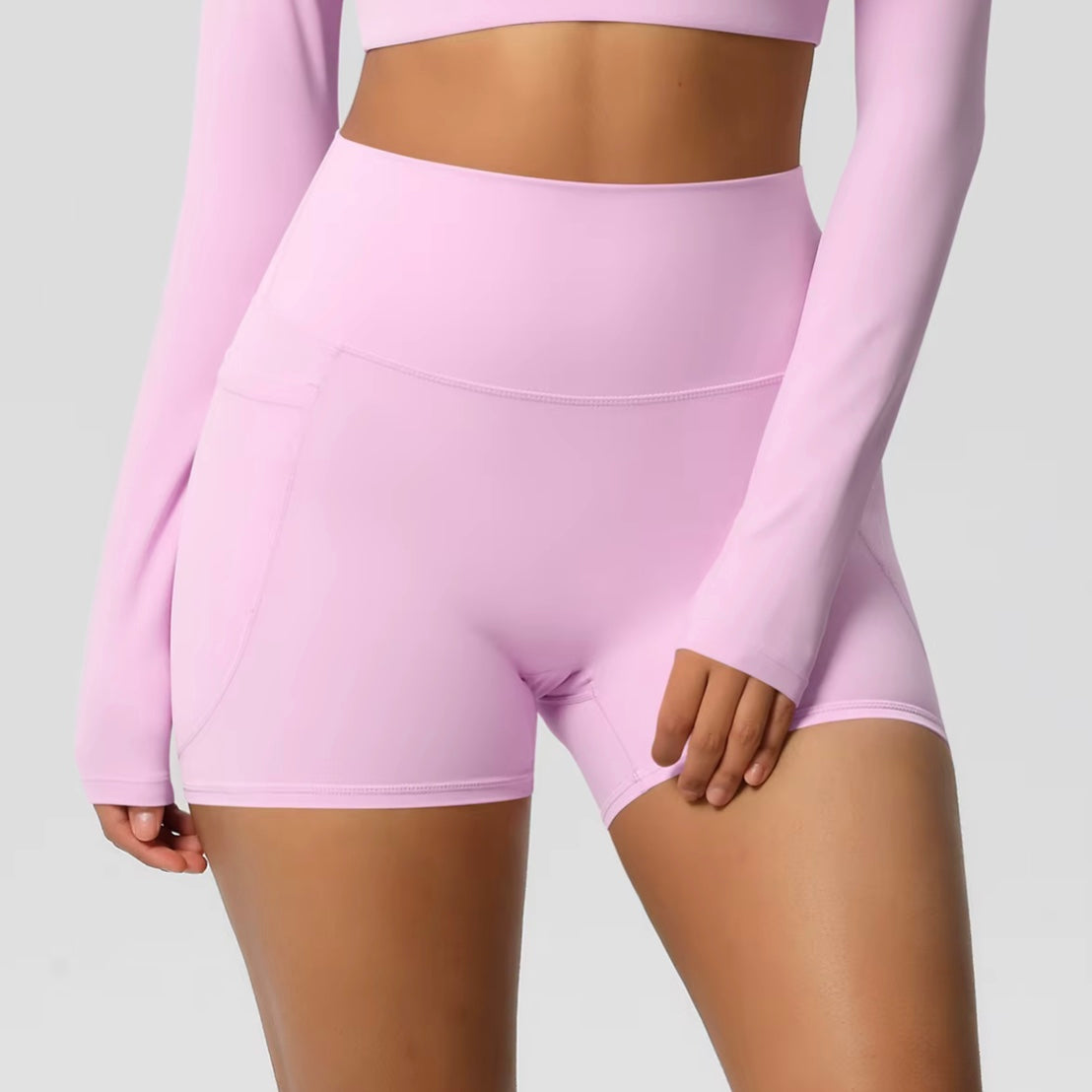 Short de sport pour femmes avec poche, Legging de Yoga, résistant aux squats, taille haute, Fitness, serré, séchage rapide, cyclisme, entraînement, gymnastique