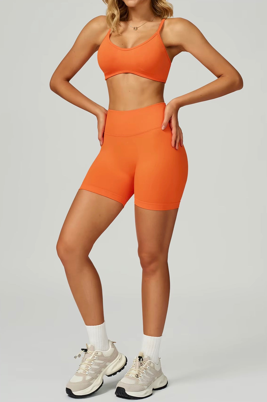 Soutien-gorge de sport sans couture pour femmes, col licou, soutien élevé, push-up, dos ouvert, vêtements de sport, débardeur, sous-vêtements de Fitness, brassière d'entraînement de Yoga
