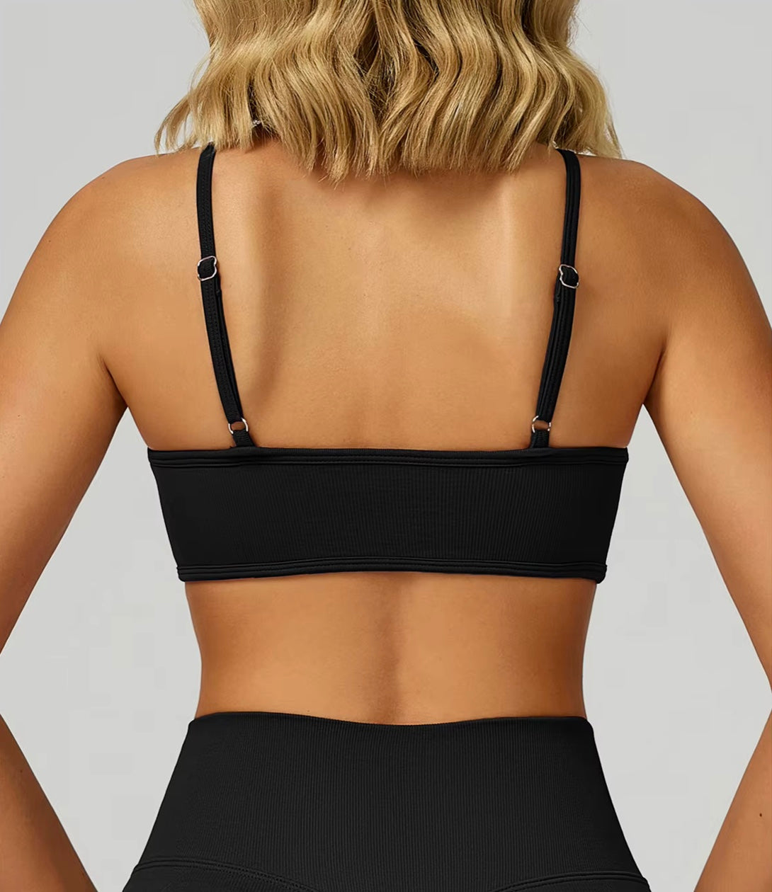 Soutien-gorge de sport sans couture pour femmes, col licou, soutien élevé, push-up, dos ouvert, vêtements de sport, débardeur, sous-vêtements de Fitness, brassière d'entraînement de Yoga