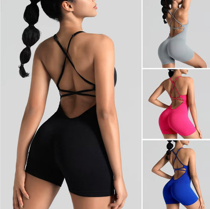 Ensembles de Yoga, combinaisons de gymnastique pour femmes, salopette de sport, vêtements actifs, vêtements de Fitness, d'entraînement pour femmes, tenues courtes