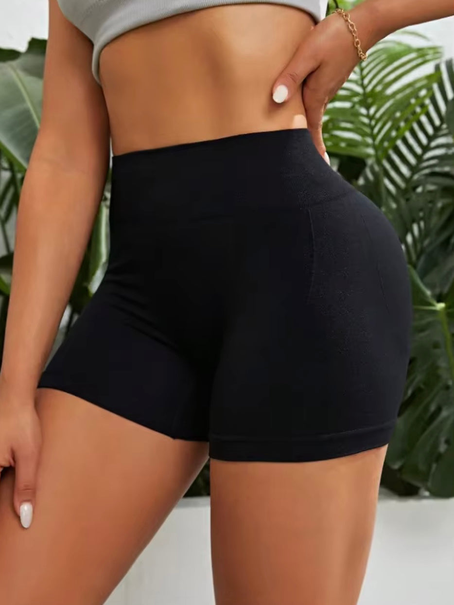 Short d'entraînement taille haute pour femme, pantalon court de Yoga