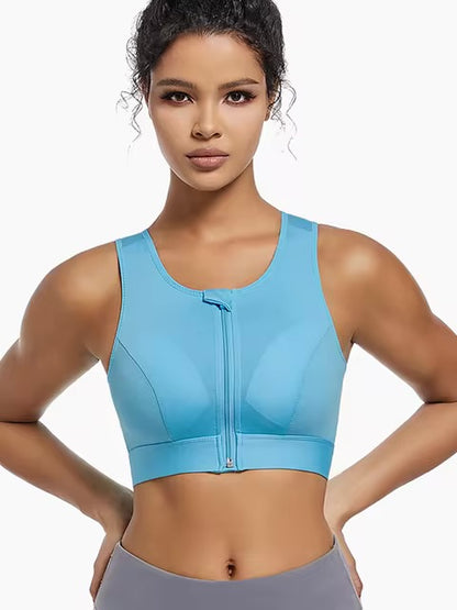 Soutien-gorge de sport grande taille pour femme, haute résistance, absorbant les chocs, haut de