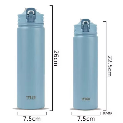TYESO 600ML/750ML Bouteille d’Eau Thermos