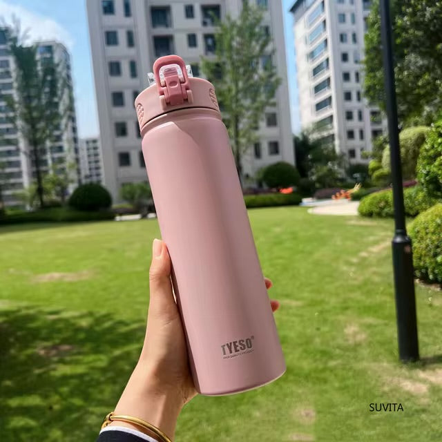 TYESO 600ML/750ML Bouteille d’Eau Thermos
