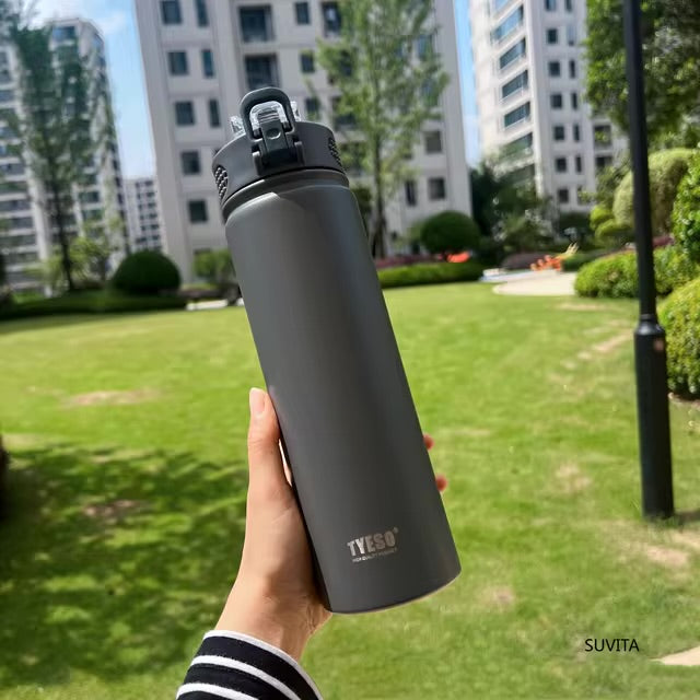 TYESO 600ML/750ML Bouteille d’Eau Thermos