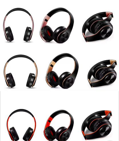 Casque sans fil Bluetooth pour hommes – Édition dorée