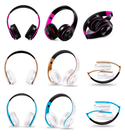 Casque sans fil Bluetooth pour hommes – Édition dorée