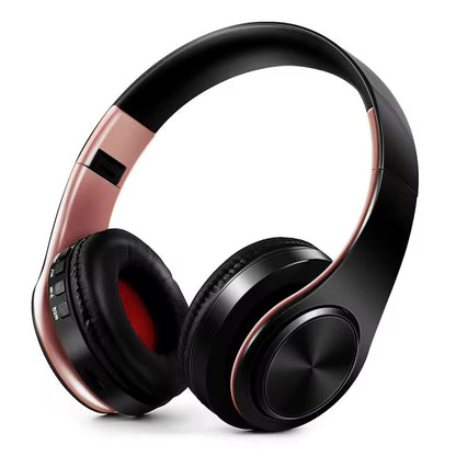 Casque sans fil Bluetooth pour hommes – Édition dorée