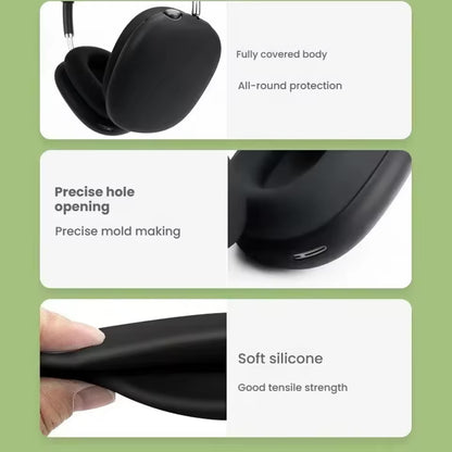 Coque en silicone souple 3 en 1 pour AirPods Max