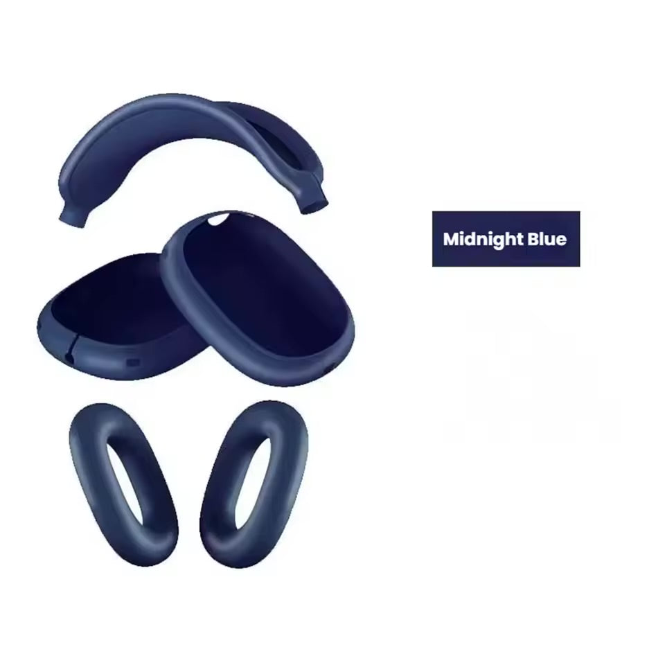 Coque en silicone souple 3 en 1 pour AirPods Max