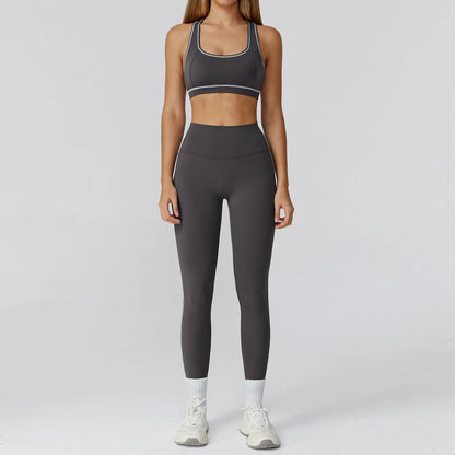 Ensemble de Yoga sans couture 2/3 pièces, vêtements de sport, combinaisons de Yoga pour femmes, ensemble de Fitness, survêtements, veste de sport à manches longues, Leggings de gymnastique