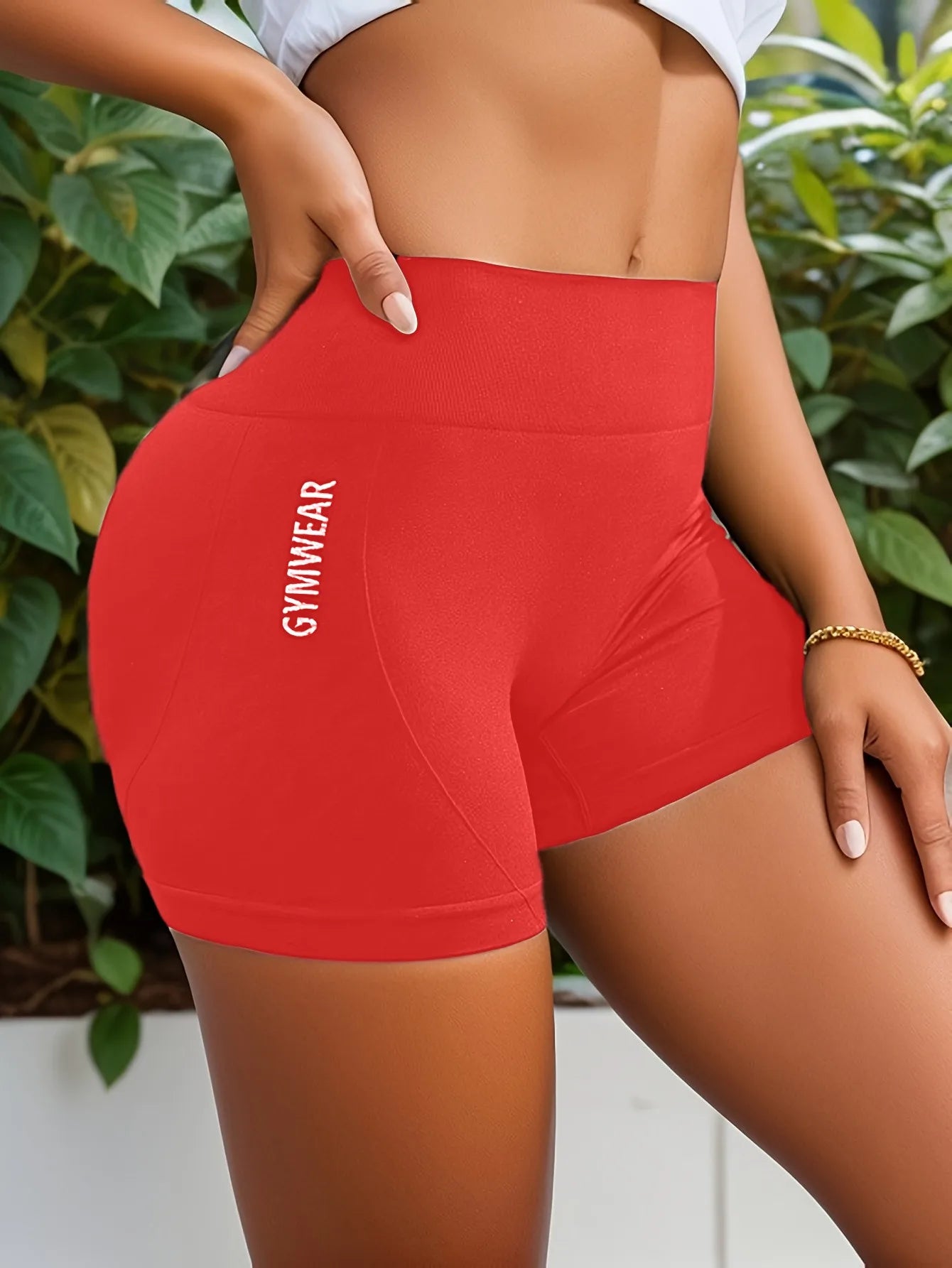 Short d'entraînement taille haute pour femme, pantalon court de Yoga