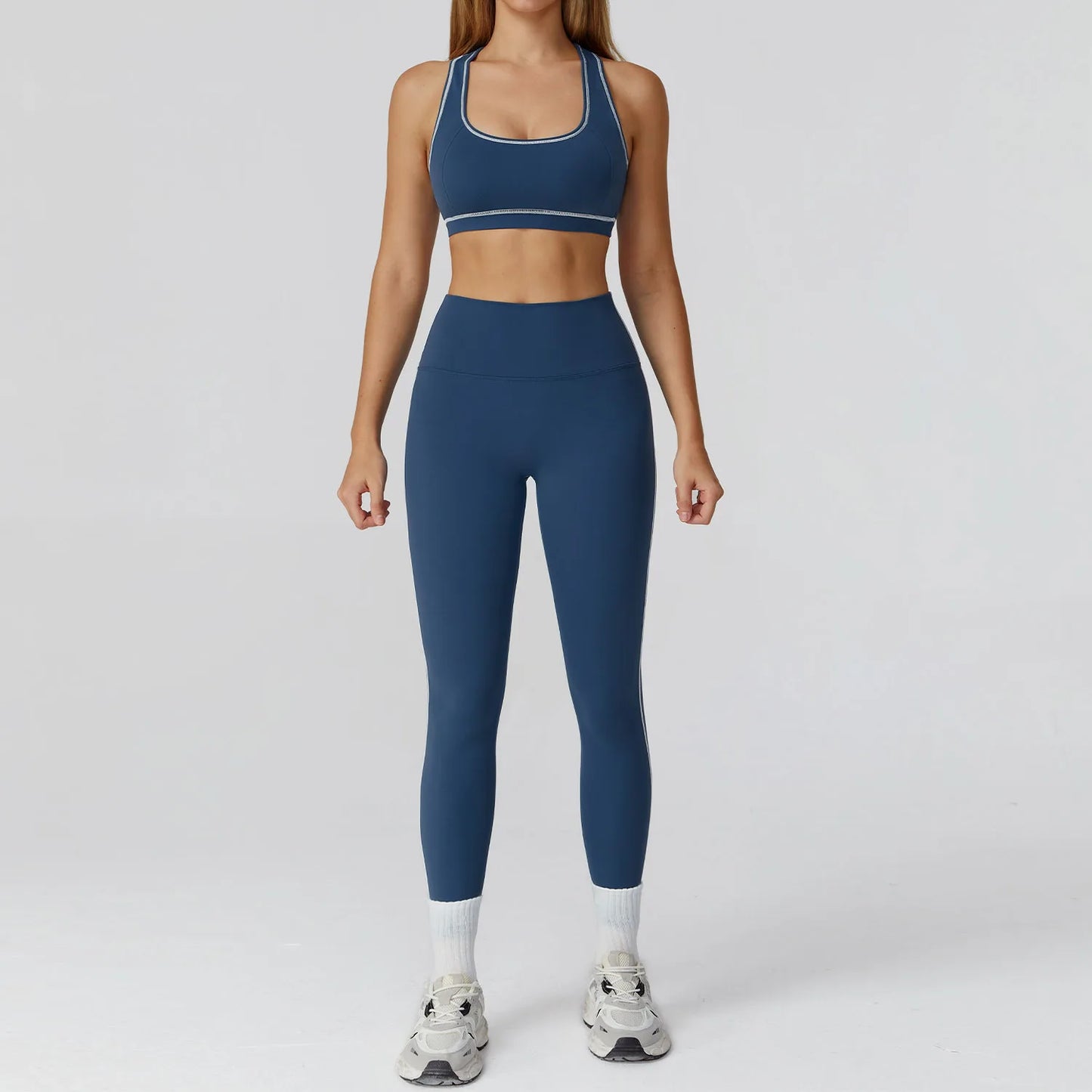 Ensemble de Yoga sans couture 2/3 pièces, vêtements de sport, combinaisons de Yoga pour femmes, ensemble de Fitness, survêtements, veste de sport à manches longues, Leggings de gymnastique