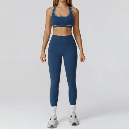 Ensemble de Yoga sans couture 2/3 pièces, vêtements de sport, combinaisons de Yoga pour femmes, ensemble de Fitness, survêtements, veste de sport à manches longues, Leggings de gymnastique